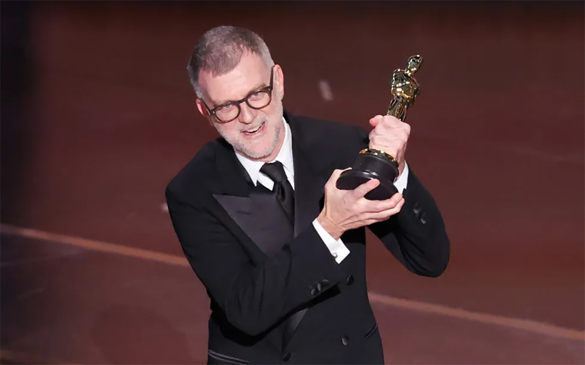 Paul Thomas Anderson receives Best Director during the 2026 Oscars for his film One Battle After Another. (Variety)